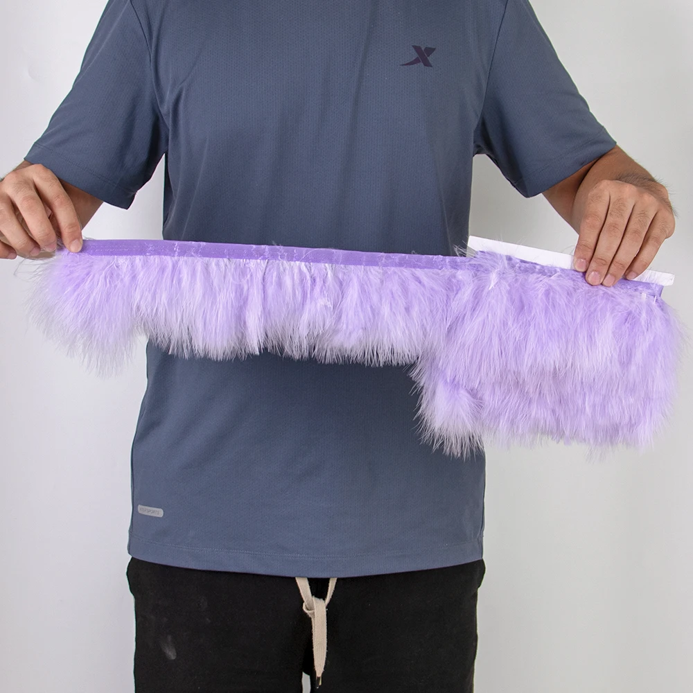 Veren trims franje 2 meter pluizige veren trim lint 8-10 cm veer voor Veren trims franje 2 meter pluizige veren trim lint 8-10 cm veer voor