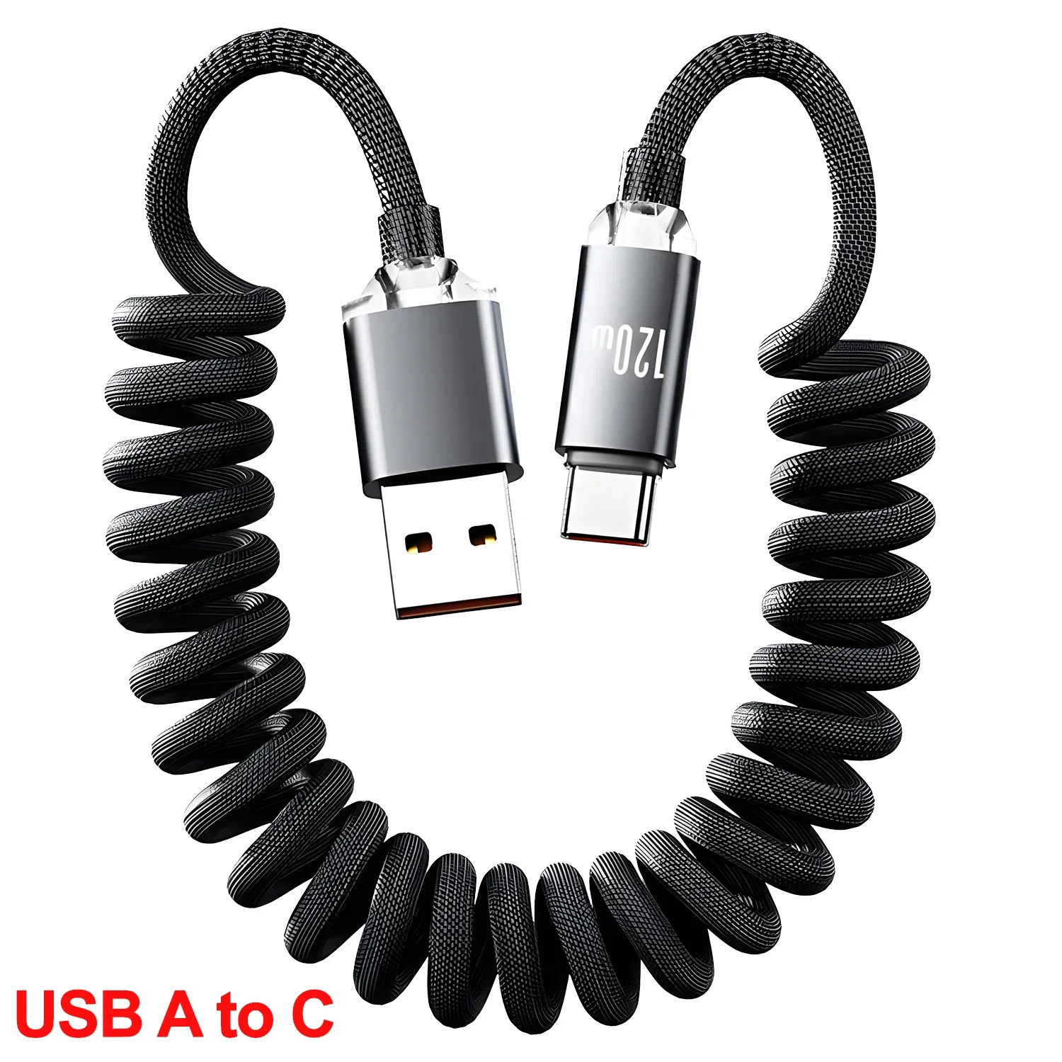 ตัวเลือกสินค้า สายชาร์จ USB-C ยืดหดได้ ชาร์จเร็ว ทนทาน