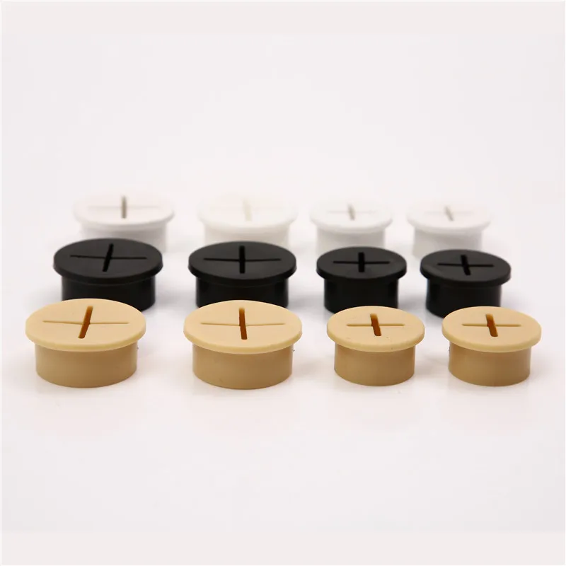 1PC Desk Grommets Flexible Cord Grommet Rubber Cable Wire Hole Cover For Office Computer Desk Table Cable Cord Hole Cover Tools