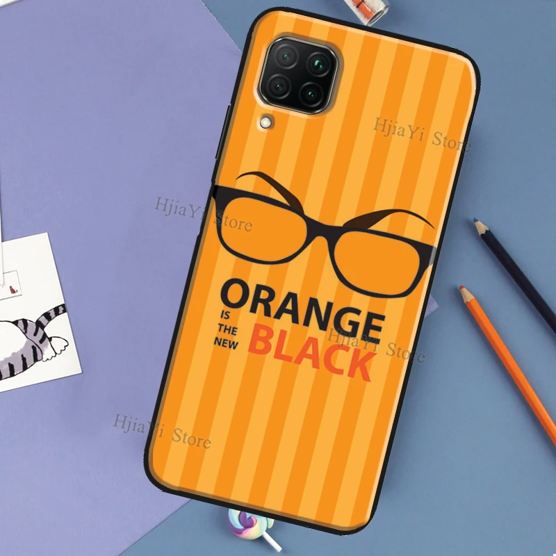 Vibrant Orange Themed Protective Phone Case Cover