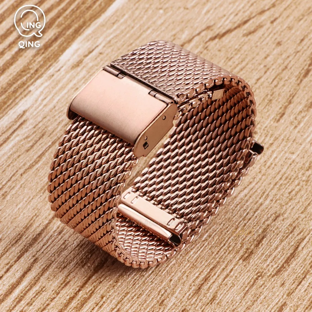 Sleek Silver Milanese Mesh Metal Wristband Bracelet