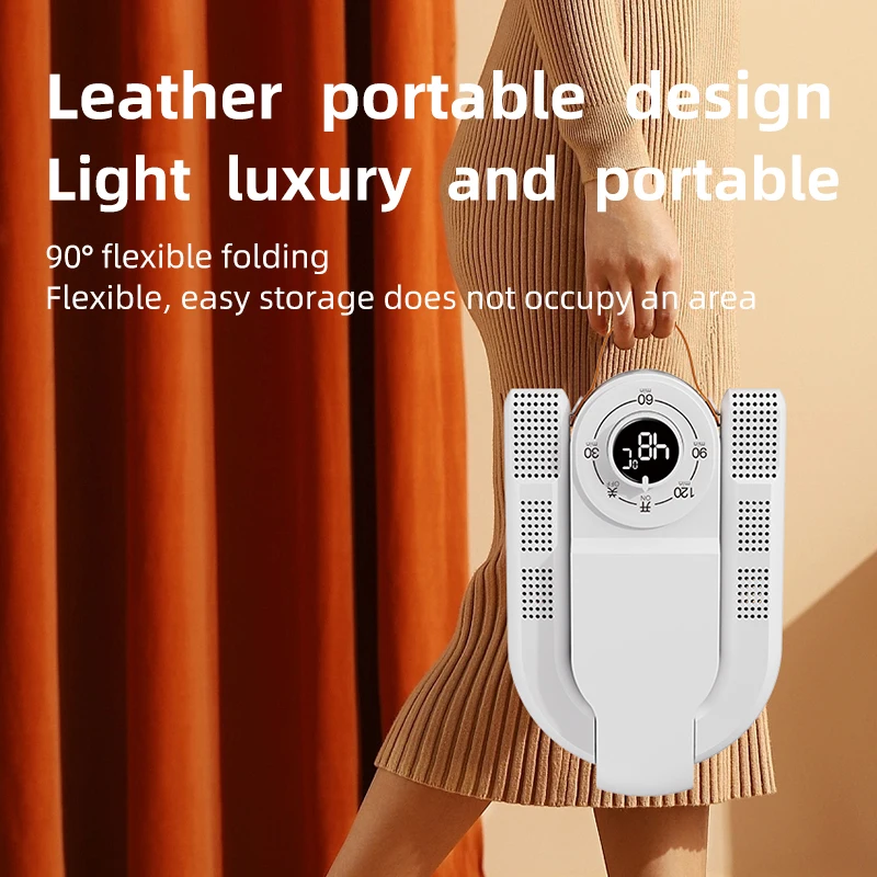 Shoe Dryer Intelligent Timer Adjustable Dryer Quick Drying Deodorizing Sterilizing Shoe Dryer Household Shoe Warmer Heater 5