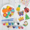 DIY Wooden Magnet Craft Kit for Kids that Glow in The Dark