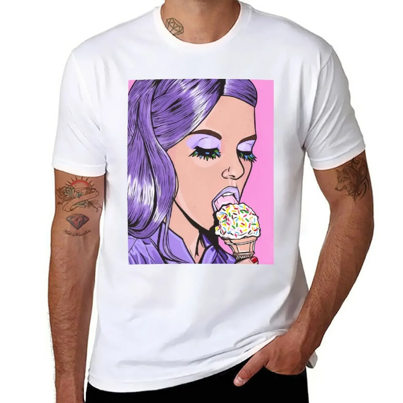 

Ice Cream Girl T-Shirt summer clothes boys animal print mens t shirts