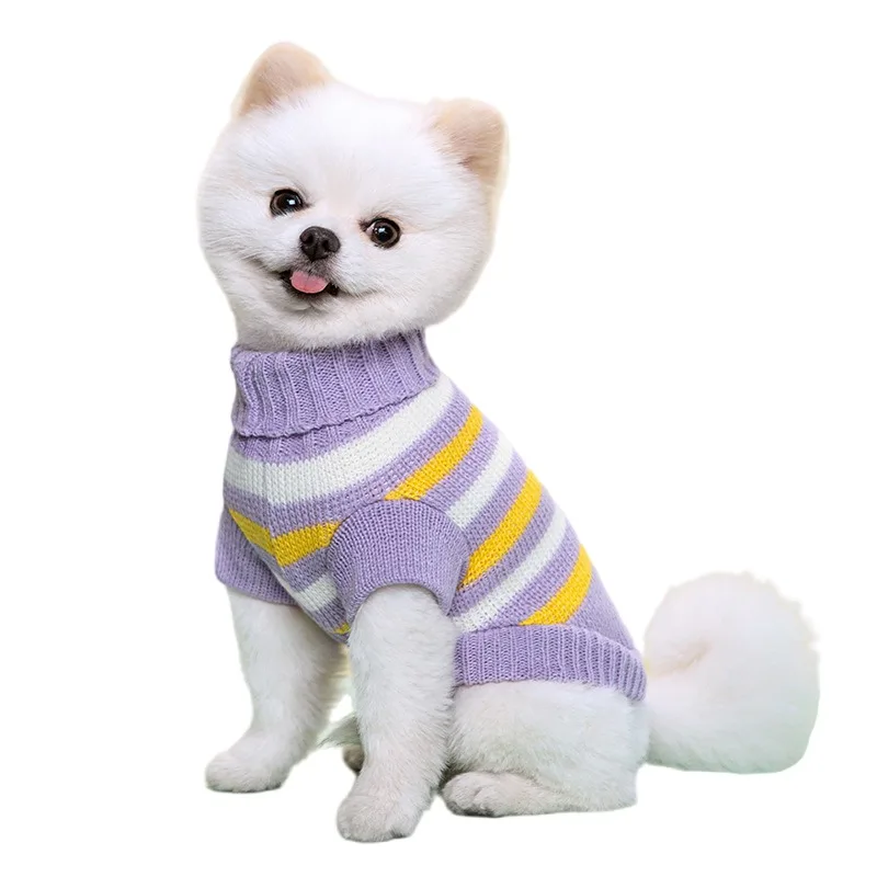 Suéter cálido de invierno para perros, tejido suave para cachorros, ropa para perros pequeños, medianos y gatitos, jersey para mascotas, abrigo para chihuahua, disfraces de bulldog