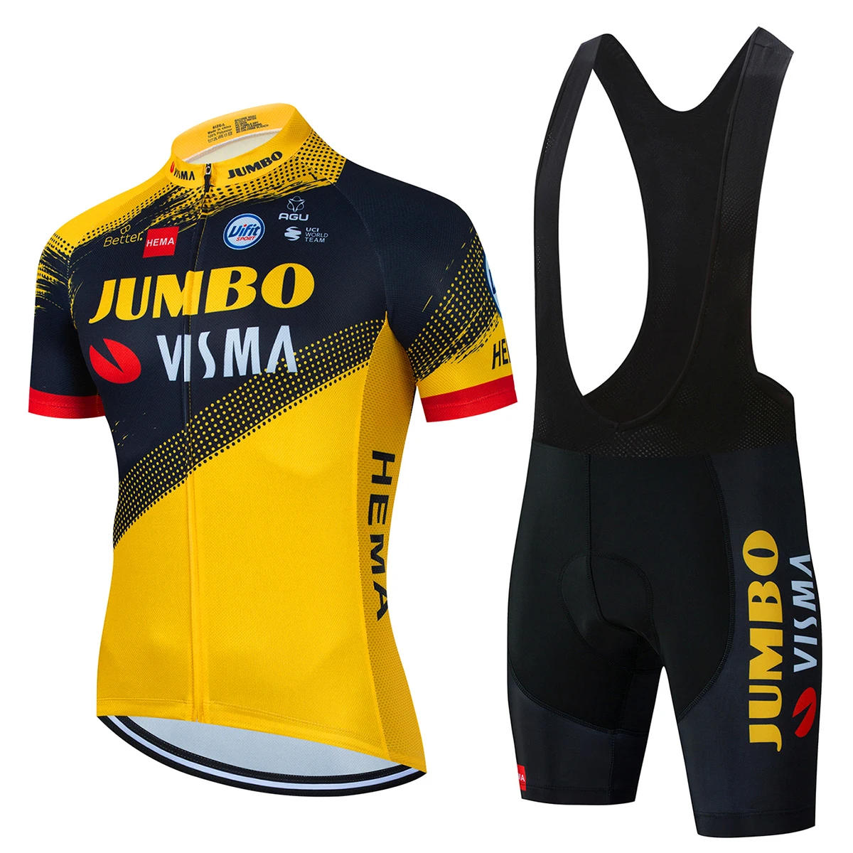 

Cycling Jersey Man Pro Team 2024 Men's Outfit Set Uniform Shirt Clothing Cycle Spring Summer Gel Shorts Jacket Sports Road Bike