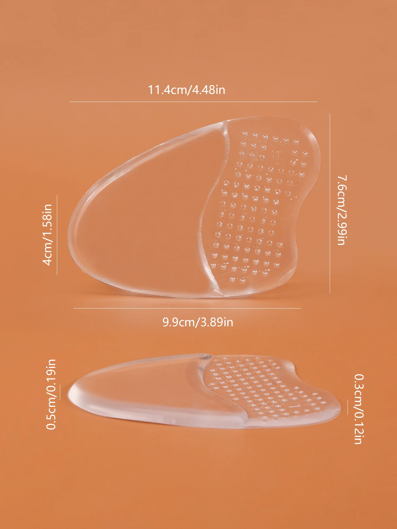 1 Pair High Heel Forefoot Pad Anti Sliding Foot Pads for Open Toe Shoes Forefoot pads for women Anti-wear-Cushioning Pads