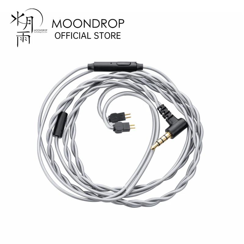 Многоцелевой микрофонный кабель Moondrop MC1 3,5 мм, улучшенный микрофон для наушников, 0,78 мм-2 контакта