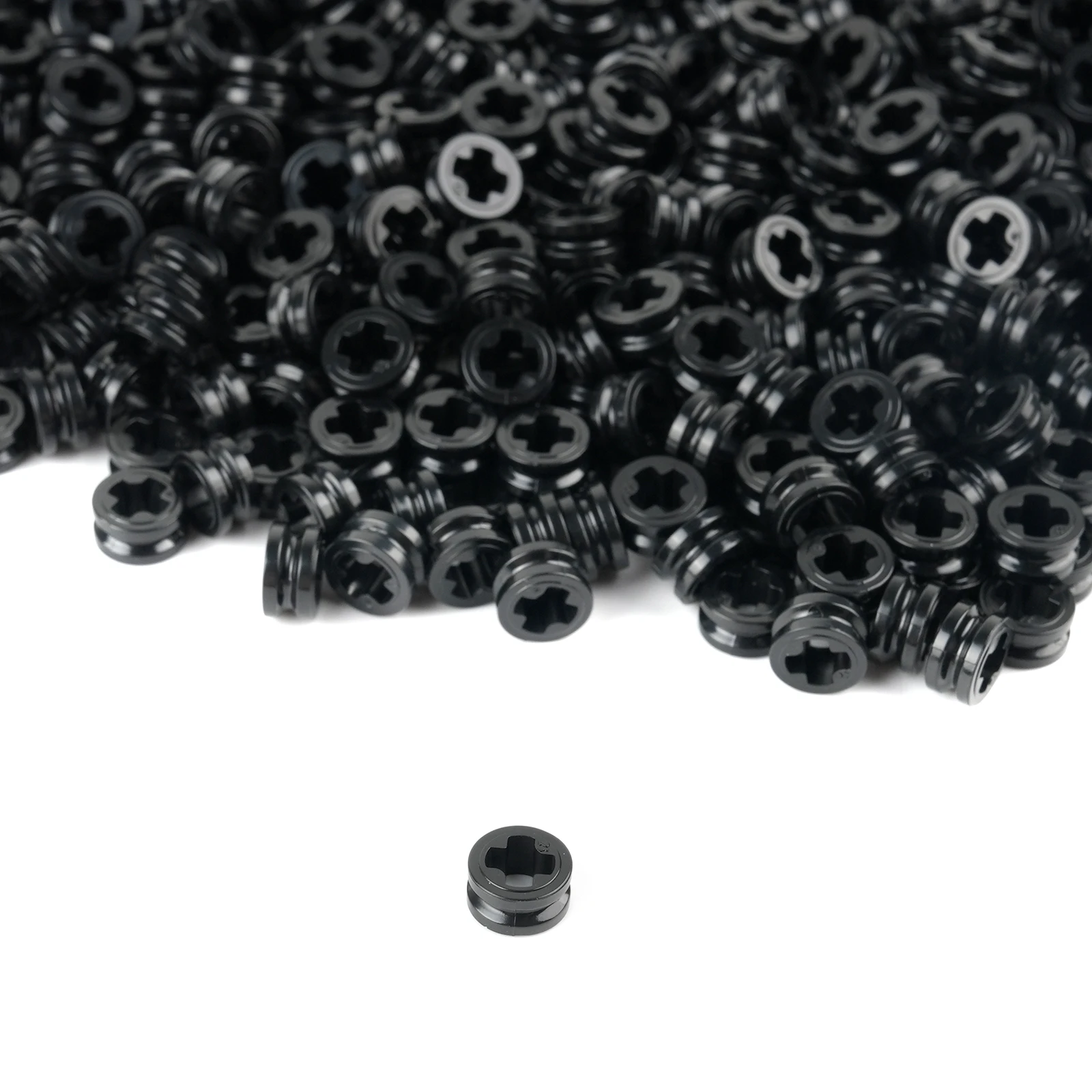 50PCS/100PCS 32123 4265c 1/2 Kreuz Buchse Technologie Bausteine Teile Achse Bush Baut MOC Ziegel DIY spielzeug Zubehör – Detail 2