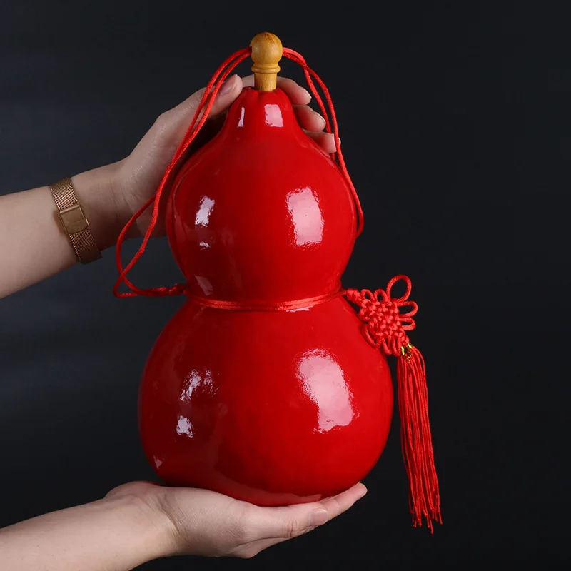 Grande Calebasse Ancienne Chine Dynastie Qing – Gourde Hulu – Objet Déco