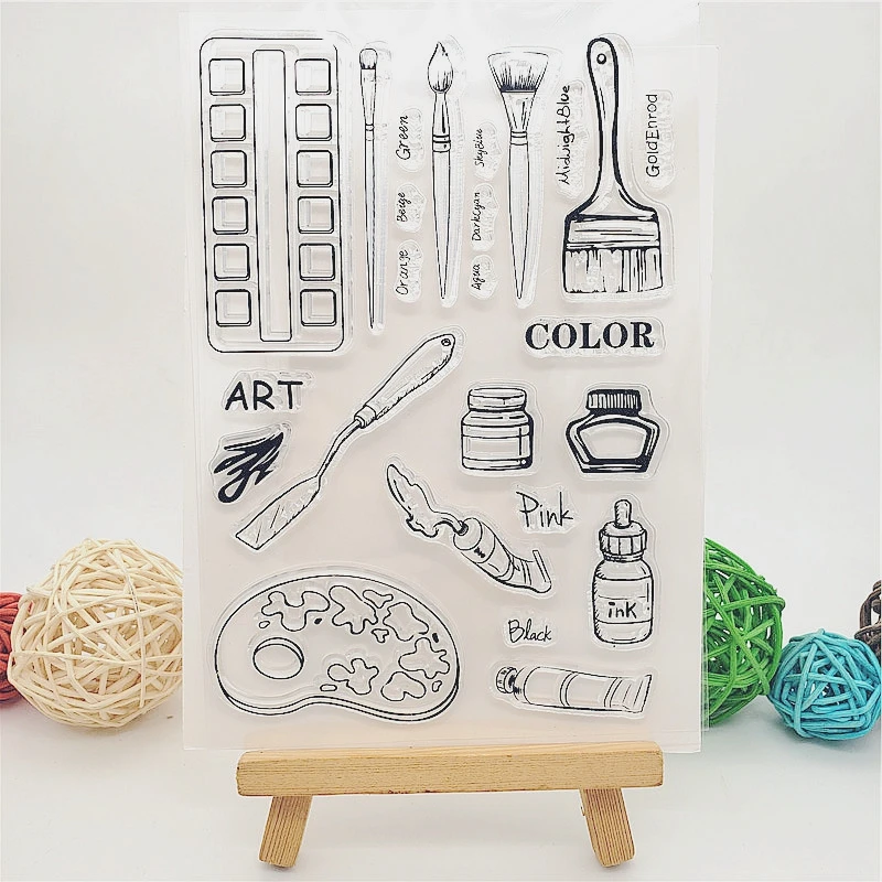 Painting Stationery Clear Stamps Scrapbooking Planner Diary Decorative