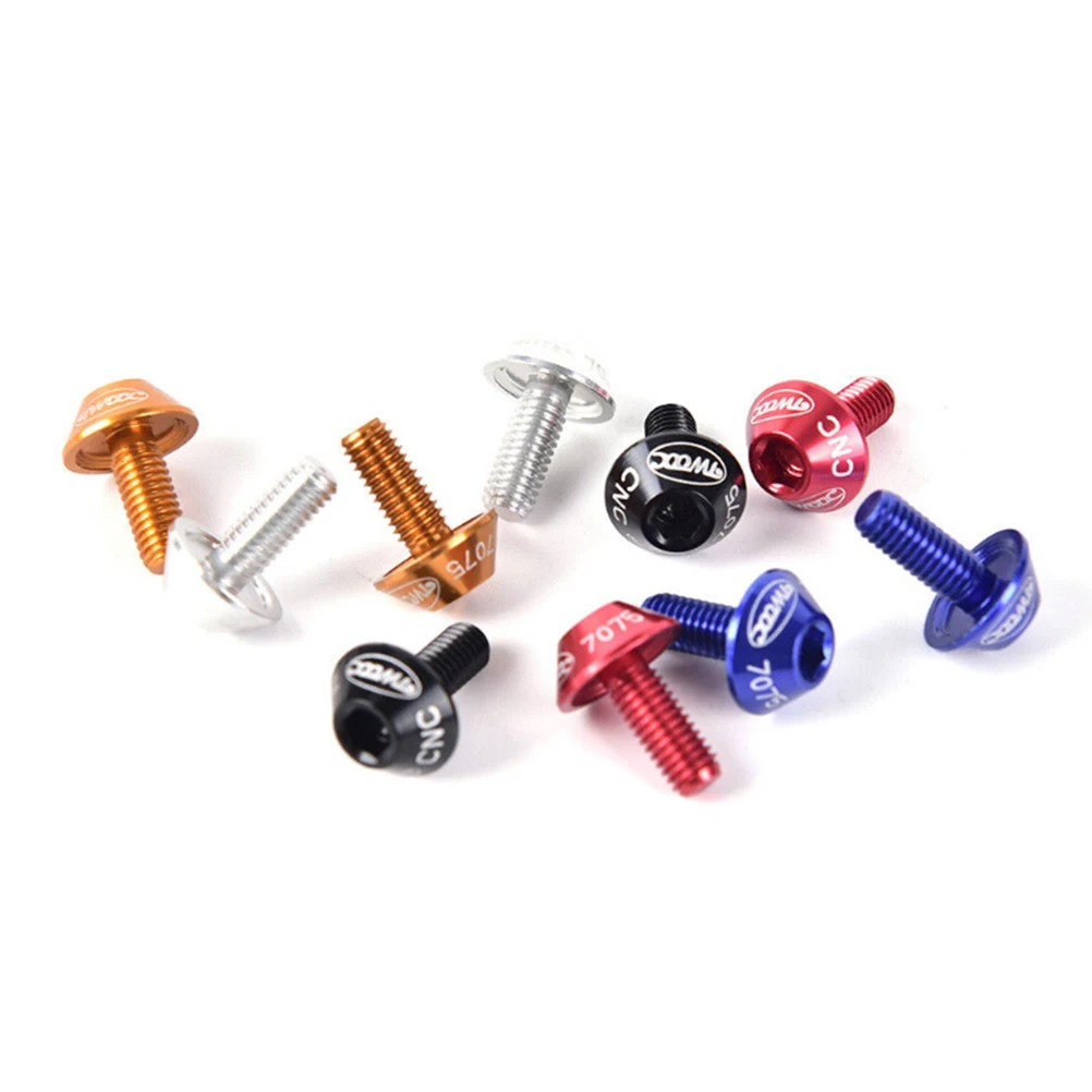 1Pc Mushroom Head Bicycle Water Bottle Cage Holder Screw Bolts Chic Unique Design Durable Colorful Accessory