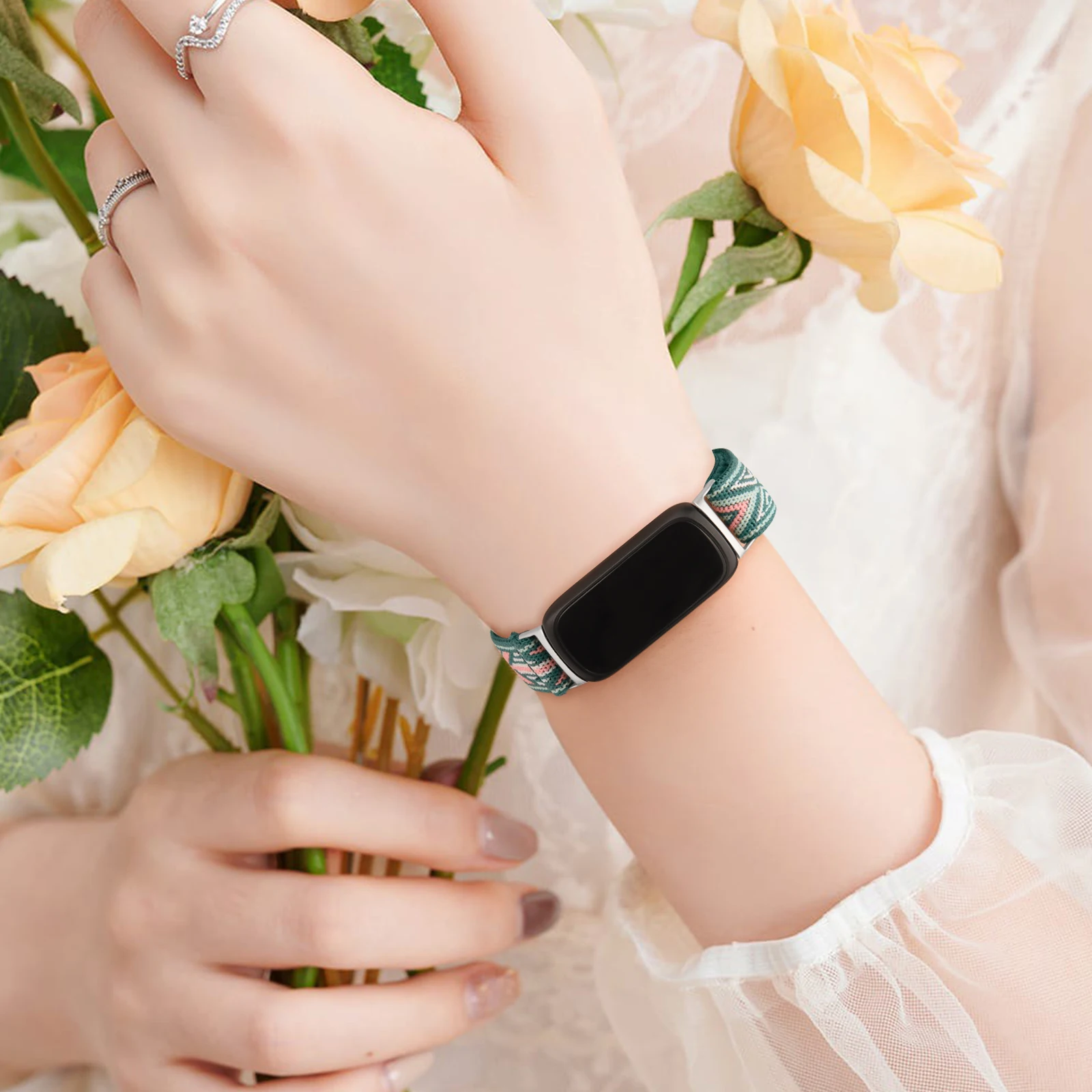 Adjustable Elastic Nylon Watch Strap Replacement Bracelet