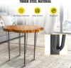 Hairpin Metal Table Legs 28 Inch Desk Legs Set of 4 Heavy Duty Bench Legs 3-Rod Metal Furniture Legs Wrought Iron Coffee Table 2
