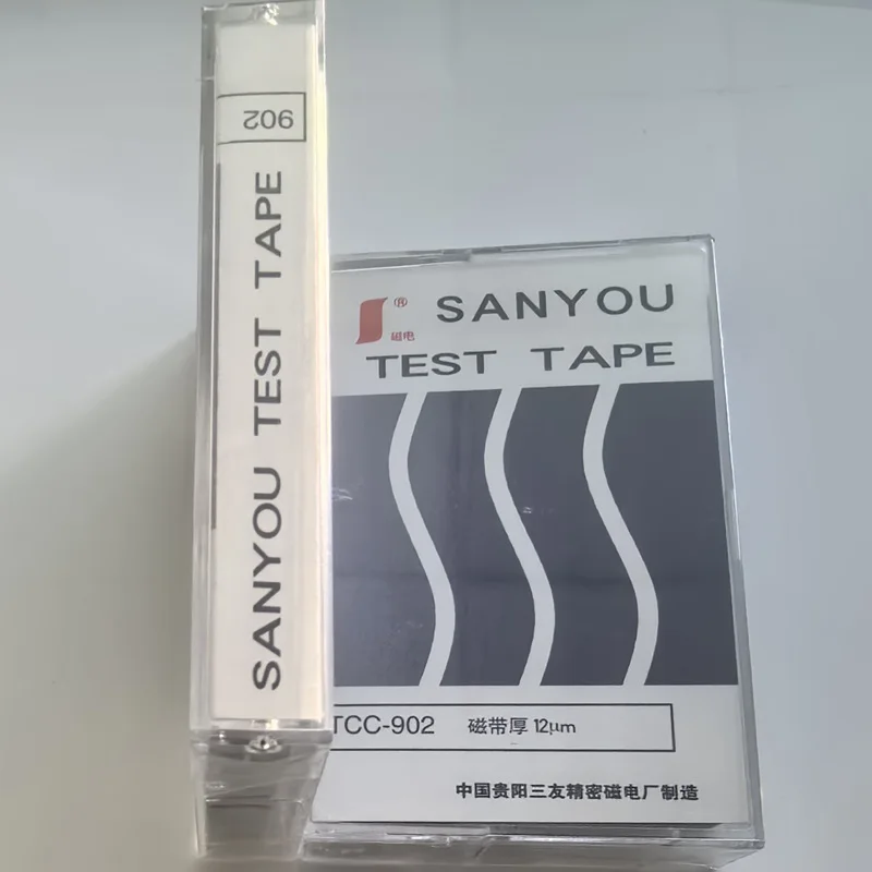 TEST TAPE SANYOU MTT-902 and TCC-902 12&mu;m thick built-in mirrors observe tape operation
