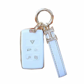 TPU custodia portachiavi per Auto custodia Shell per Range Rover Sport Land Rover Evoque Freelander per Jaguar XF XJ XE XJL accessori Auto - TPU custodia portachiavi per Auto custodia Shell per Range Rover Sport Land Rover Evoque Freelander