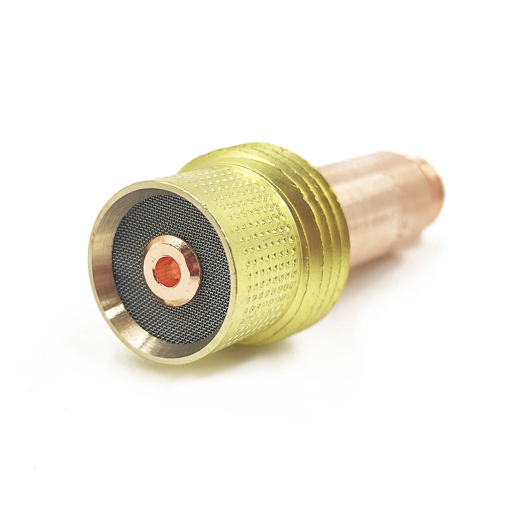 Welding torch 5/10Pcs 1.0/1.6/2.4/3.2/4.0mm TIG medium gas lens collet body 45V24-45V28 For TIG WP17/18/26 welding torch kit