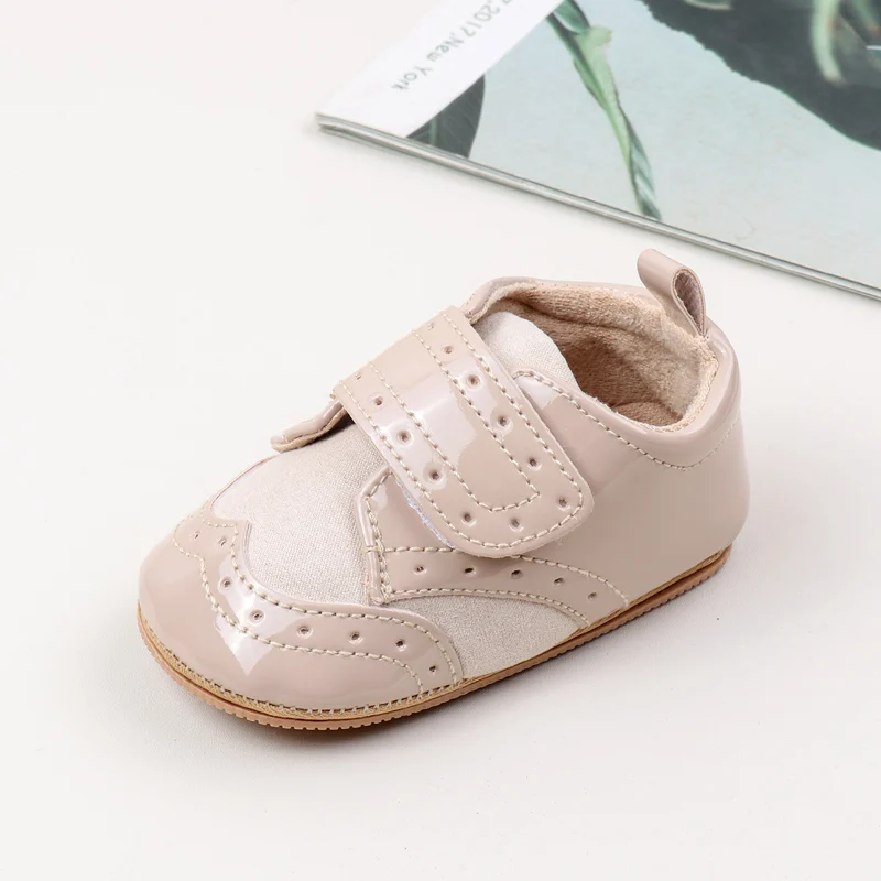 Description Picture 6 of itemBaby Shoes High Quality Soft PU Anti-slip Sole Spring and Autumn Style for Newborn Toddler Boys and Girls 2024 Fashion BMB3234