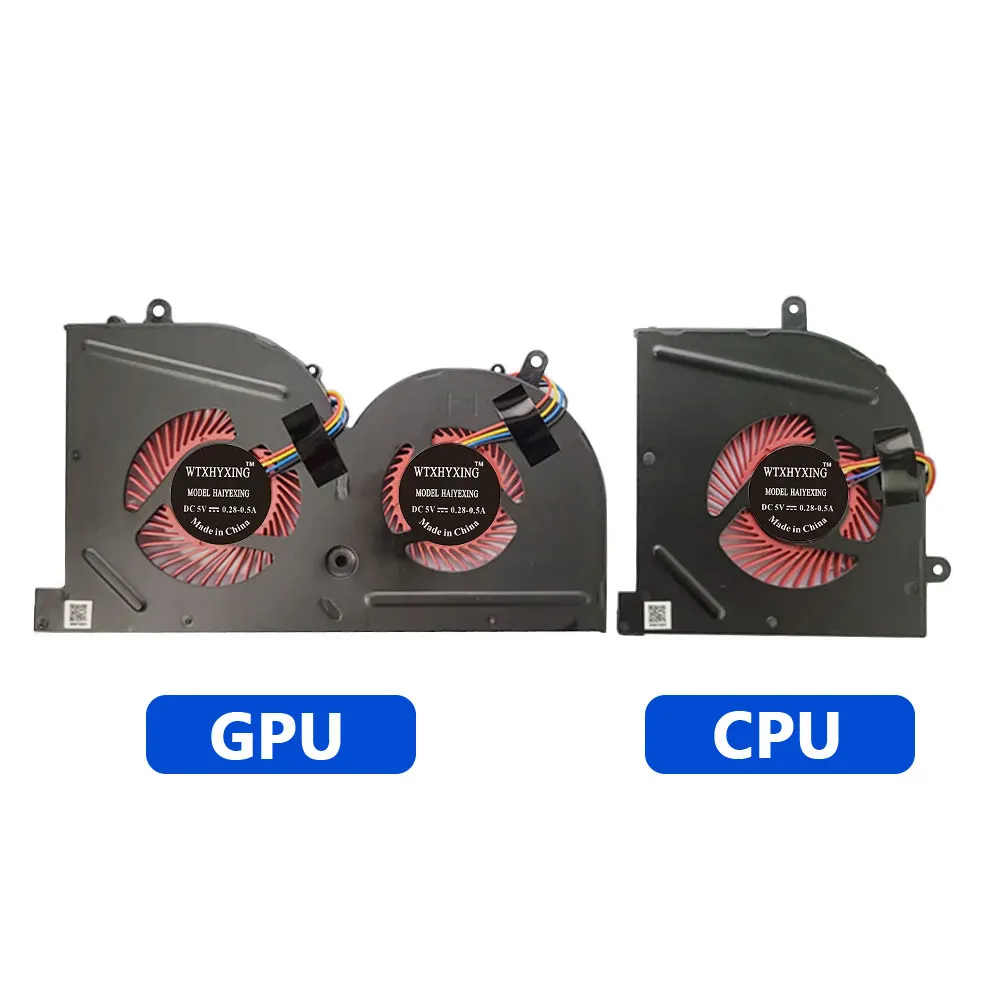 Ventilador de Refrigeração Portátil para Msi Gpu Cooler Gs63 Gs63vr Ms17b1 Ms-17b2 Ms-17b4 Ms-16k2 Ms-16k3 Ms-16k4 Gs73 Gs73vr Bs5005hs-u2f1 - Imagem 2