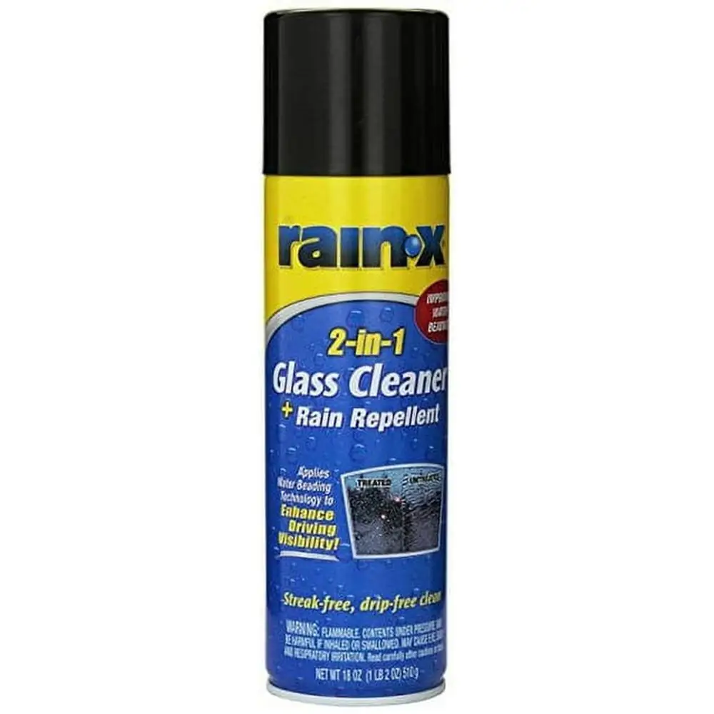 Automotive Glass Cleaner 2-in-1 Repellent 18oz Streak-Free Water Bug Snow Ice Repellent