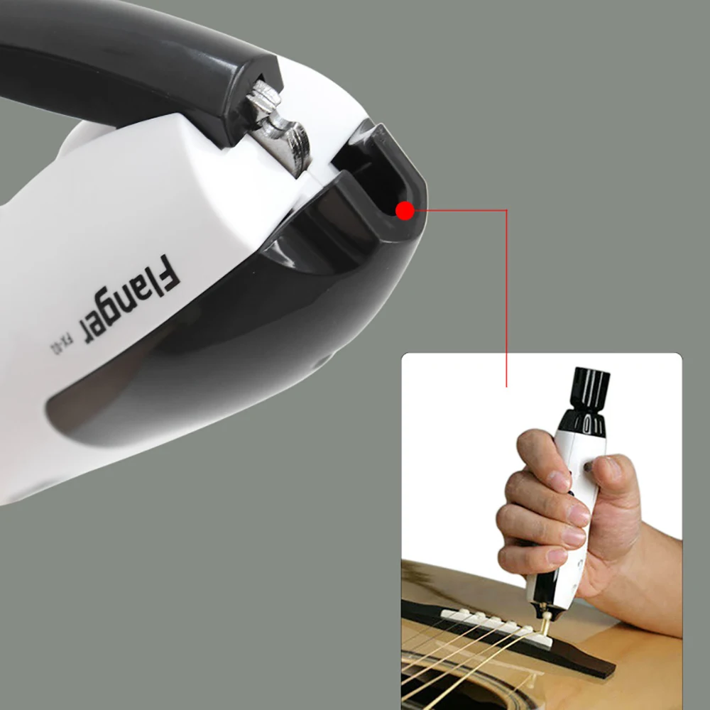 Flanger FX-02 Automatic Guitar String Winder String Cutte Motorized string winder string cutter bridge pin puller Stage Audio