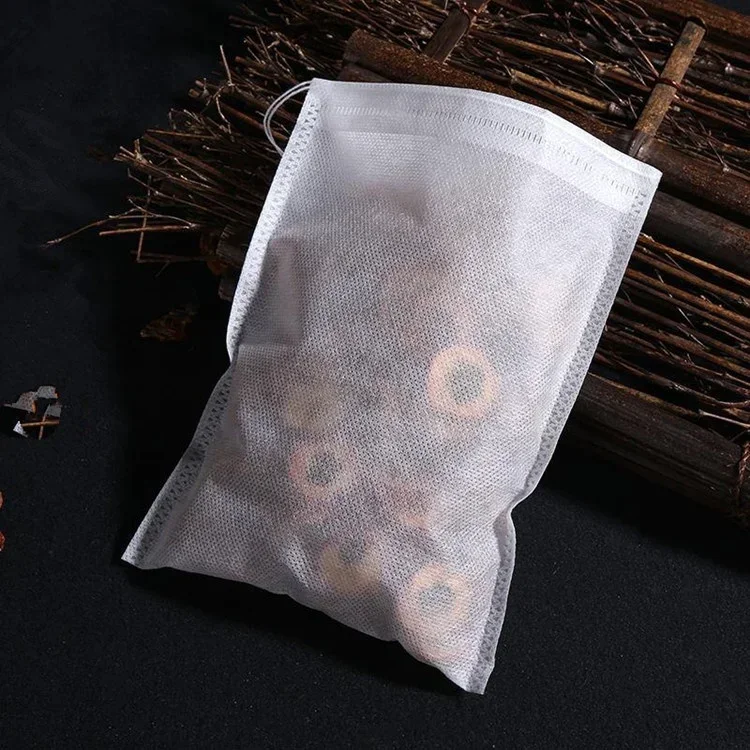 Description Picture 6 of item100Pcs Disposable Tea Bag Filters - Food Grade Non-Woven Spice Bags for Tea, Spices, Herbs, Easy Sealing with Rope