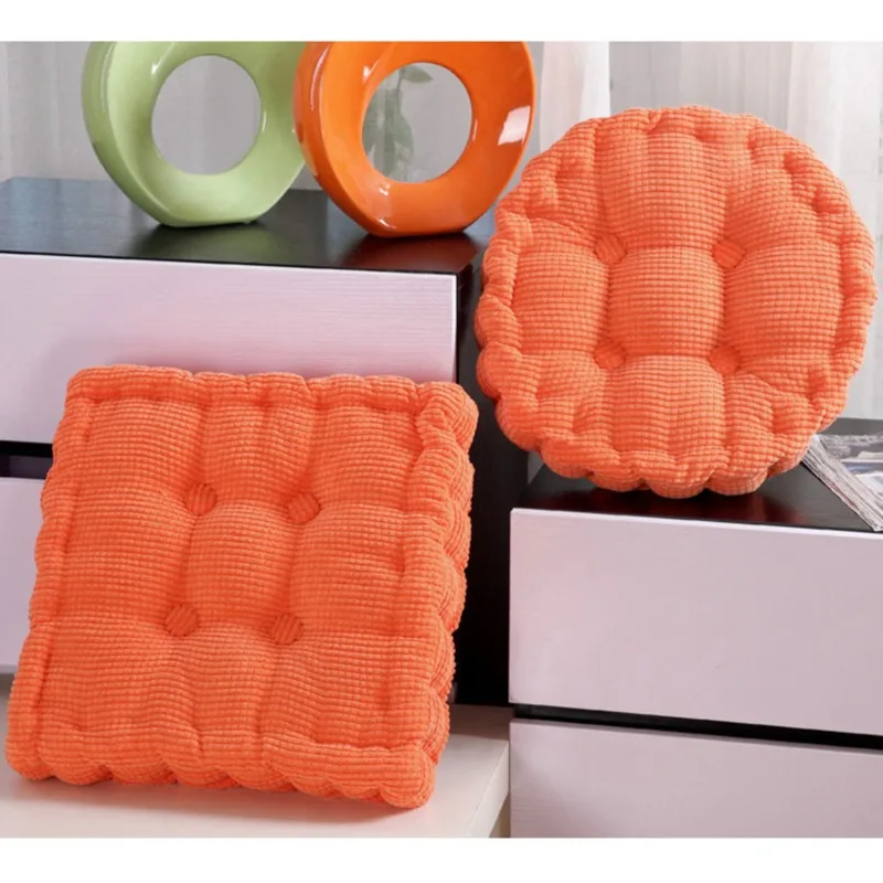 New Fashion Thicker Soft Washable Cotton Seat Cushion 36*38cm Round