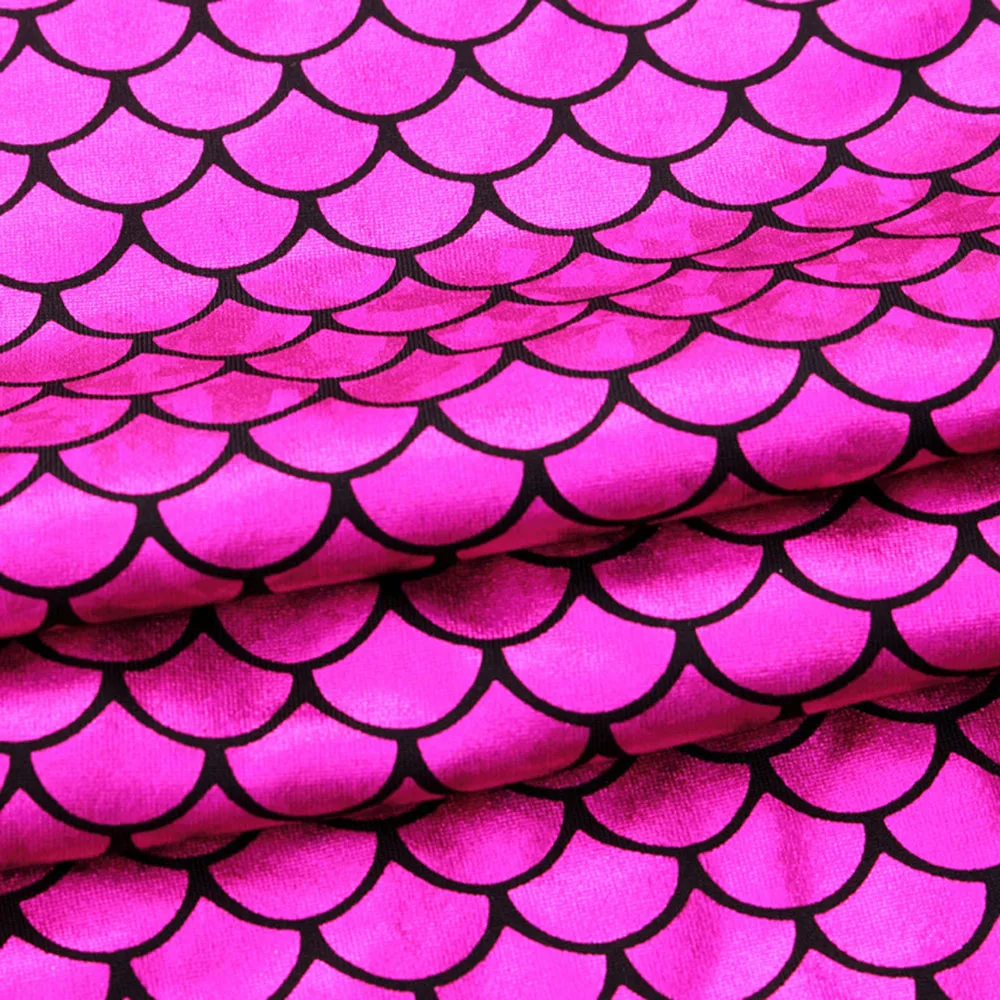 Cosplay Costume Mermaid Costume Fancy Cosplay Costume 3pcs Girl Child Birthday Holiday Gift Mermaid Tail Swimming Bikini Set Swimsuit 3-9Y