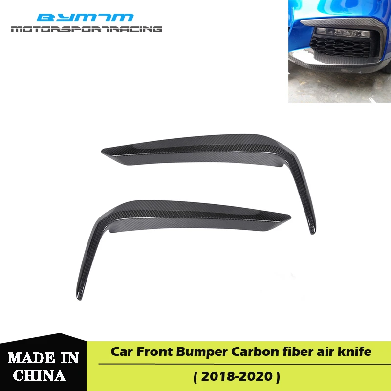 

Carbon fiber Car front bumper body decoration air knife For BMW 5 Series G30 2018-2020