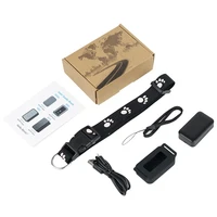 Dog GPS Tracking Collar Locator, GPS AGPS LBS WIFI Quad Position, Electronic Fence Alert, 90 Days History Track Rechargeable Pet 3