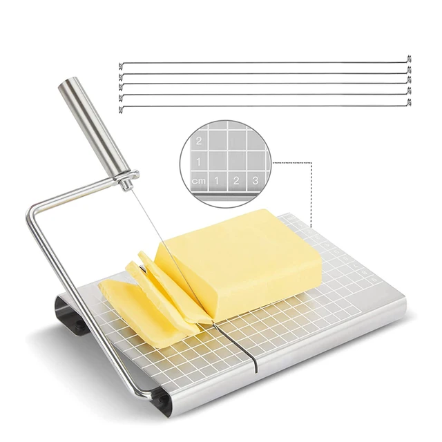 Cheese Butter Slicer Cutter Board Cutting Kitchen Hand Tool Stainless Steel  Wire Cheese Slicer Cutting Cheese House Warmings - AliExpress