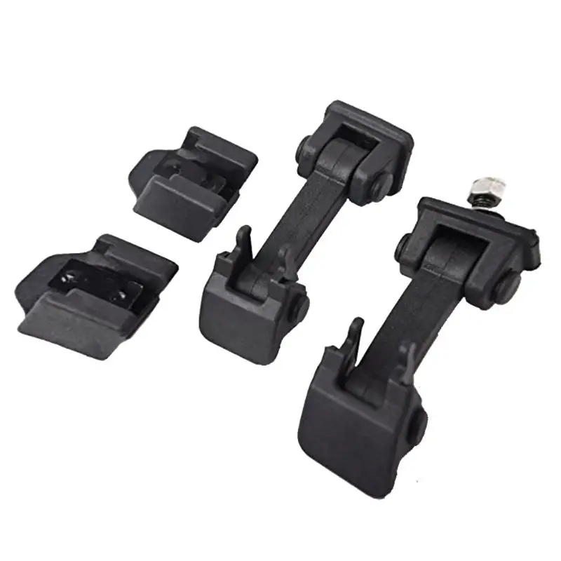 

1 Set Bracket Latches Black Hood Lock Bracket Latches Buckle Holder For Jeep /Wrangler 2007-2016 Car Hood Catches Accessories