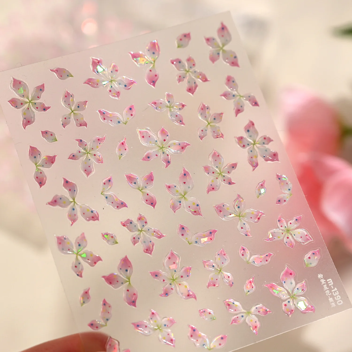 5D Braunbär-Kuchen-Dessert-Stern-Herz-Band Geprägte Nagelkunst-Sticker Süße Kuchen-Bär Geprägte Nagel-Abziehbilder Maniküre DIY – Detail 18