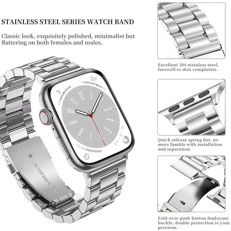 Premium Stainless Steel Strap