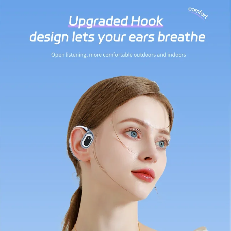 Wireless Bluetooth Headphones OWS Open Headset Air Conduction Ear Hook Earphones Handsfree Noise Canceling Audifonos Sports 5