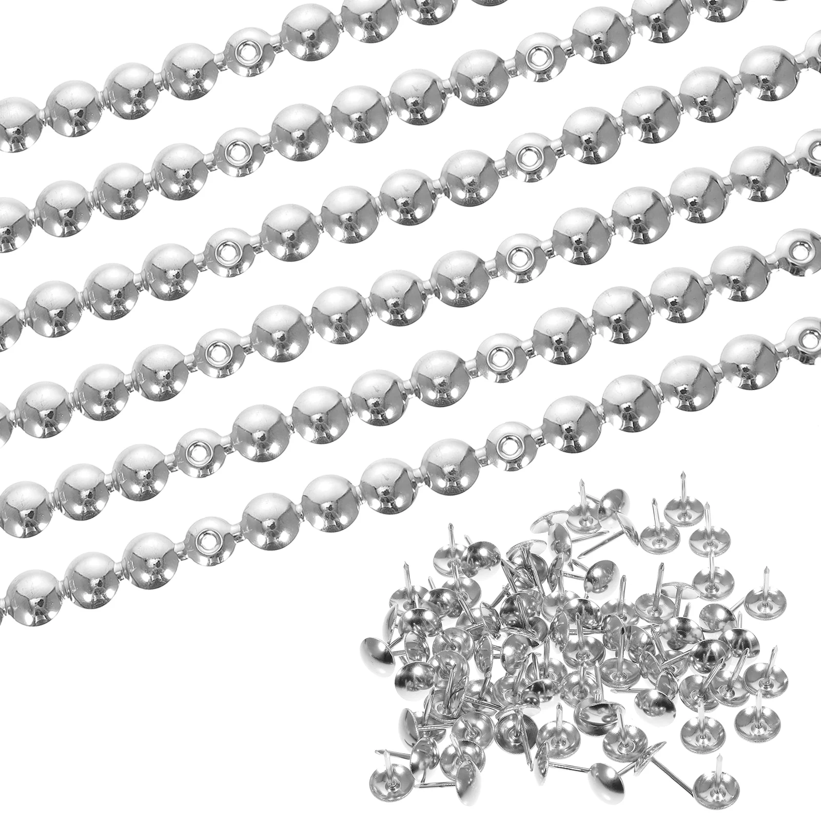 

6pcs Decorative Nail Strips Furniture Nailhead Trims Upholstery Sofa Tacks 1M
