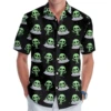 Funny Alien Graphic Shirts Oversized Men's Shirt 3d Printed Pattern Male Clothing Casual Lapel Tops Button Summer Apparel 5