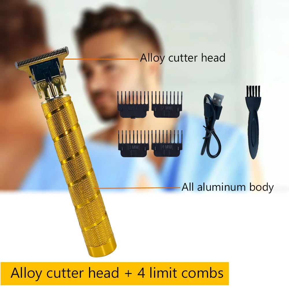 Raser tondeuse cheveux professionnelle tondeuse barbe T9 peigne limite ...
