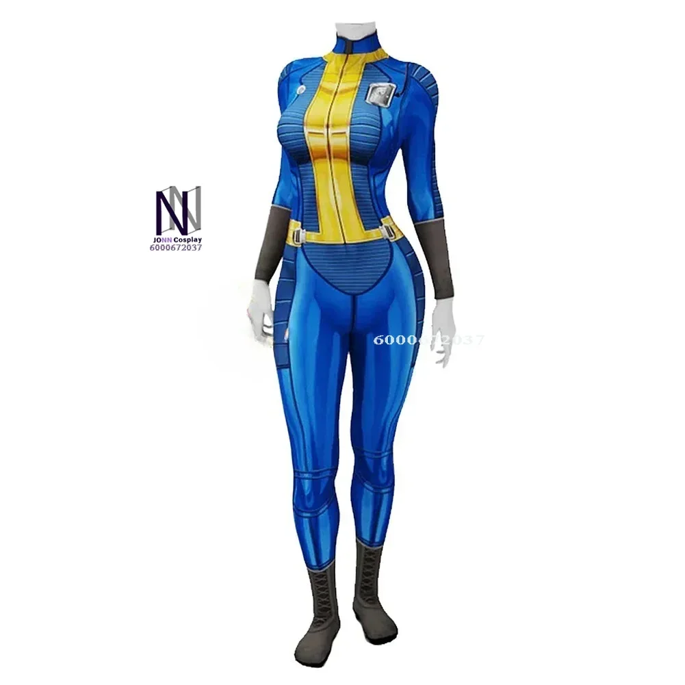 Fall Lucy Costume Cosplay Outfit Vault 33 Female Survivor Suit Vault 76 Jumpsuit 111 Halloween Party Women Men