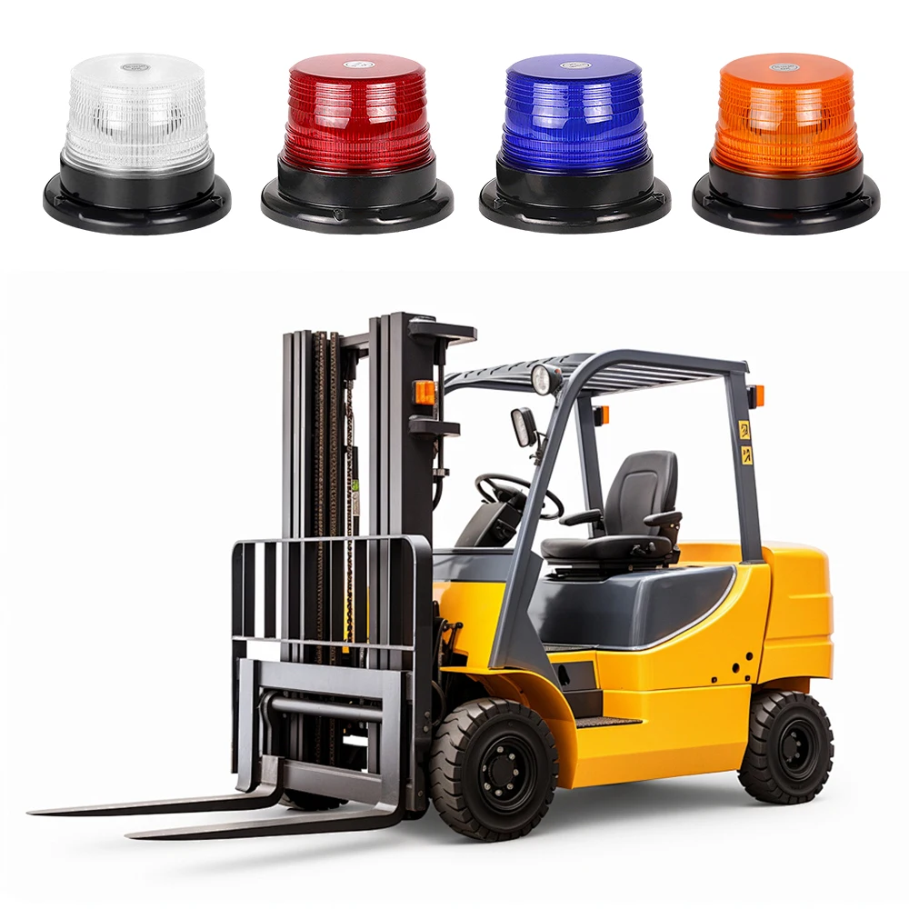 DC12~24V Magnetic Flashing Warning Light 12LED Flashing Light High Brightness Emergency Indicator Car Outline