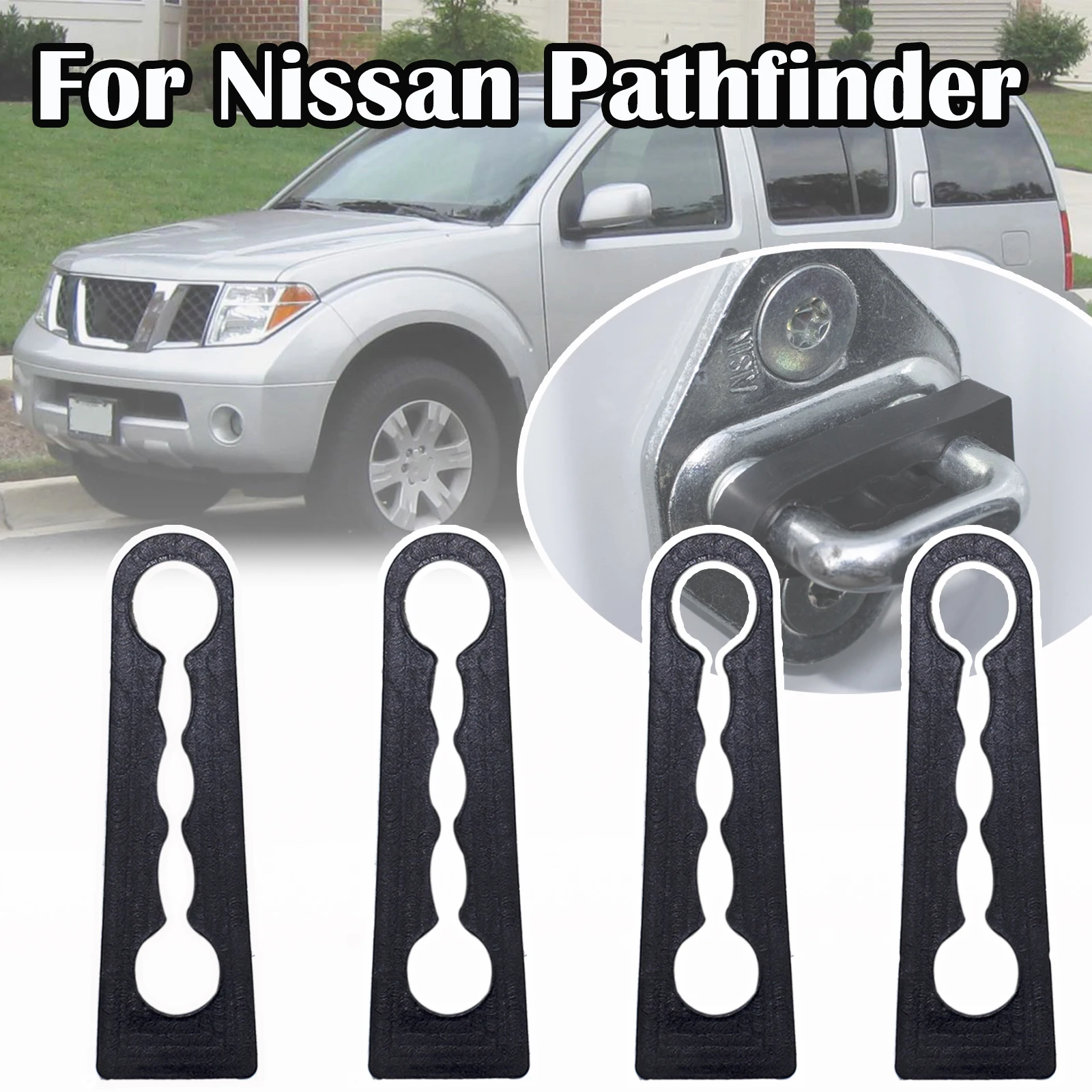 XILUOWUDI Protector Parachoques Trasero De Goma Para Nissan Pathfinder R51 2004-2013, Protector De Umbral De Puerta De Coche, Protectores De Borde De Carga Para Coche,B-90cmx7cm