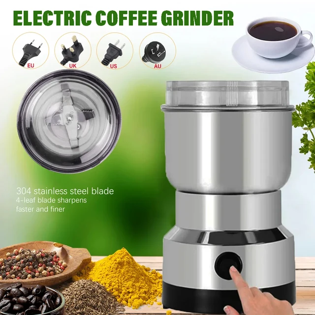 Coffee Bean Grinder 400w Electric Coffee Grinder Stainless Steel Coffee  Grinder Coffee Beans Spices Grinding Machine With Blade - Manual Coffee  Grinders - AliExpress