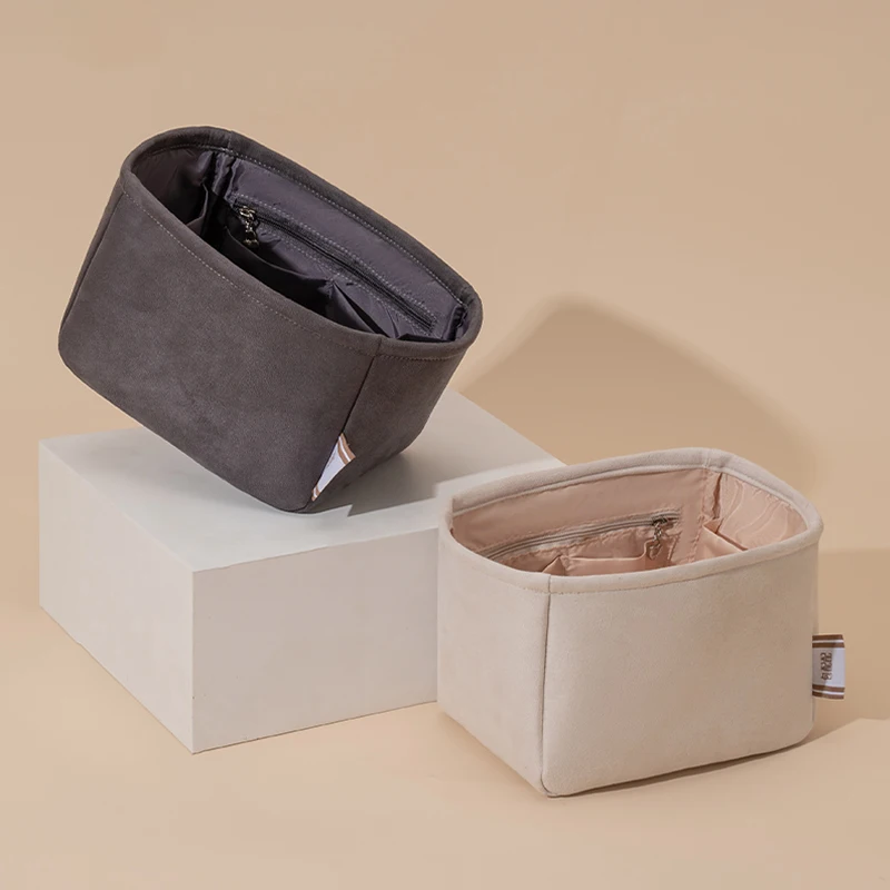 Plush Purse Organizer Insert Suitable For Herm Picotin Lock Bucket Liner Inner Bag