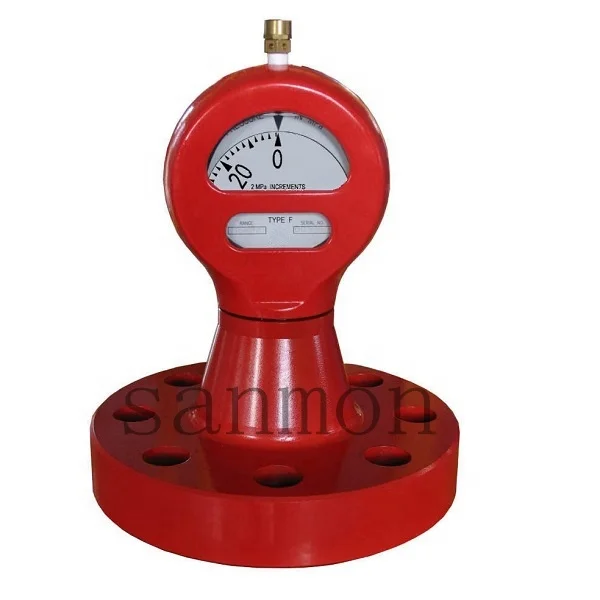 

High Quality Pressure Resistant Flange Mud Pressure Gauge For Mud Pump