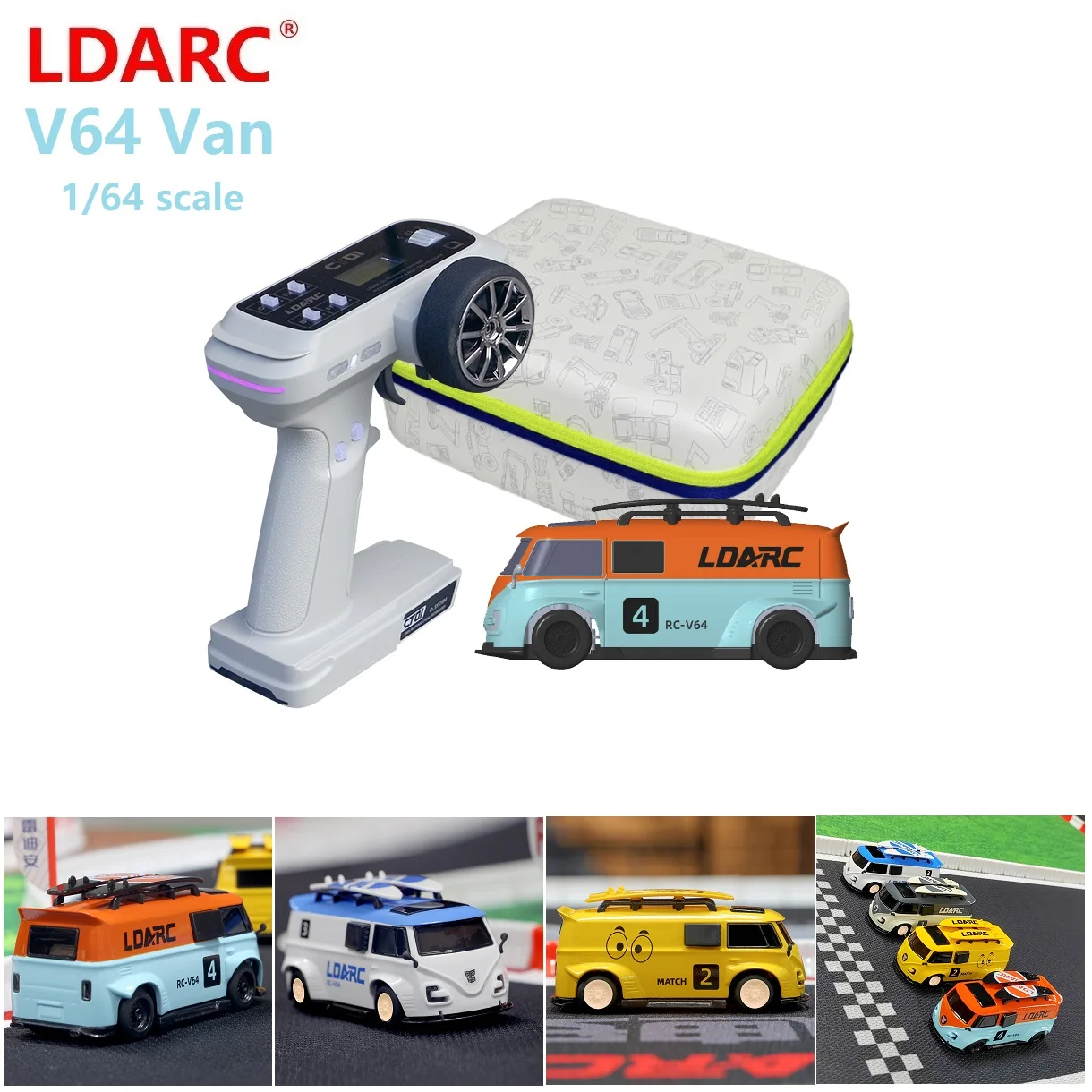 

LDARC V64 1/64 PRO with bag version mini RC Car turbo full proportional remote contol Vehicles Toy Models for Kids adults Gift