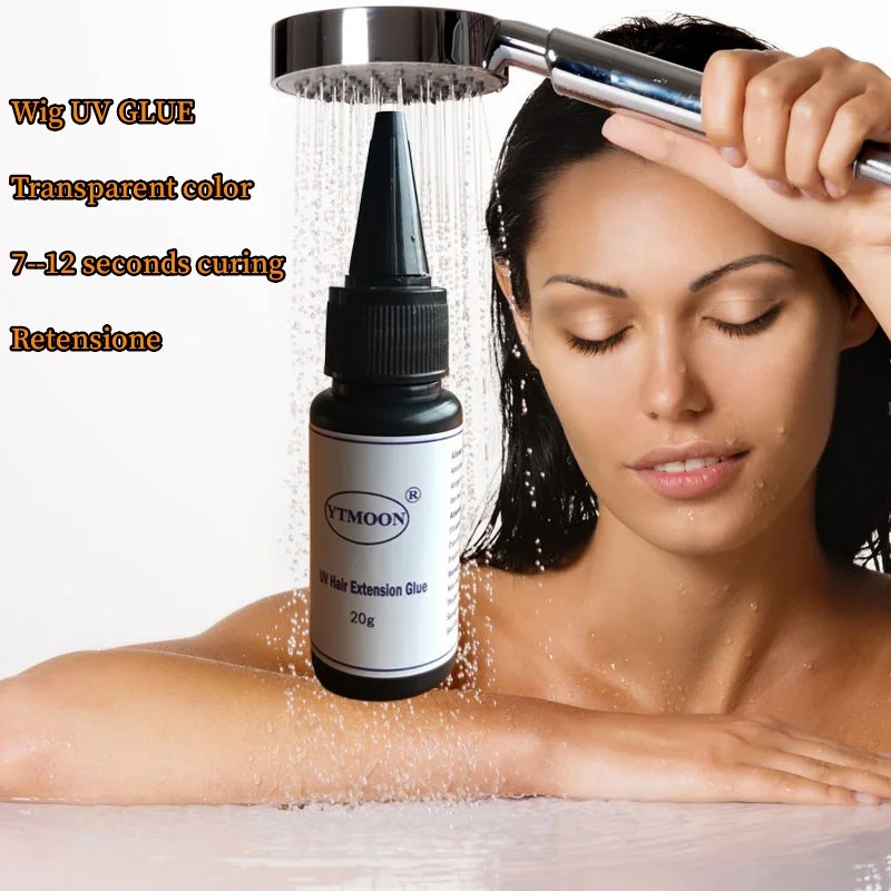Professional 20g UV Glue For Fast Traceless Hair Extension Wig Glue Adhesive Bonding Lasting No Irritant  Barbershop accessories 4