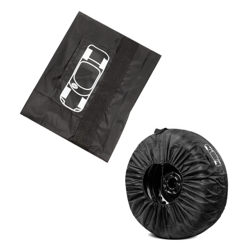 Auto Wheel Tire Storage Bags Tyre Accessories with Handle Anti-scratch Wheel Bags Tire for Tyres Dia within 34''