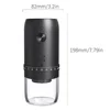 New Portable USB Electric Coffee Bean Grinder 40 Gears External Adjustable Rechargeable Grinders Household Mini Coffee Machine 6