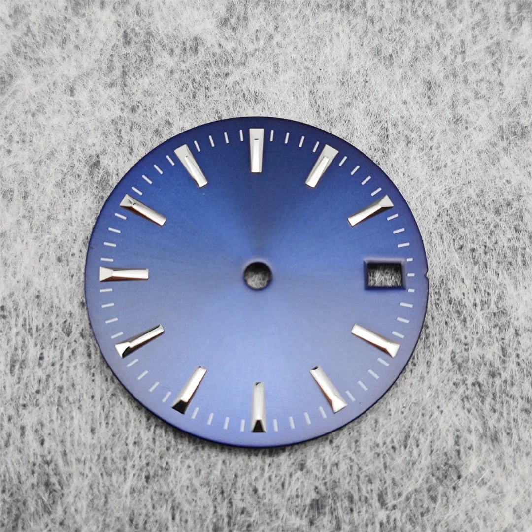Watch Dial Simple Watch Face Modified Accessories with Calendar Window Dial Stripes for NH35/364R/7S Movement watch dial accessories watch face accessories 28.5mm