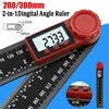 2-in-1 Digital Angle Meter Inclinometer Digital Angle Ruler Electronic Goniometer Protractor Angle finder Measuring Tool 1
